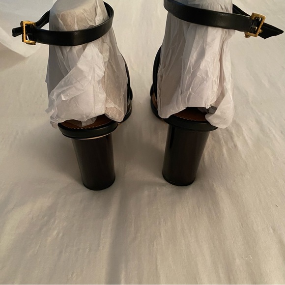 Franco Sarto Olliglad black heel sandals NIB size 8 - Picture 6 of 9